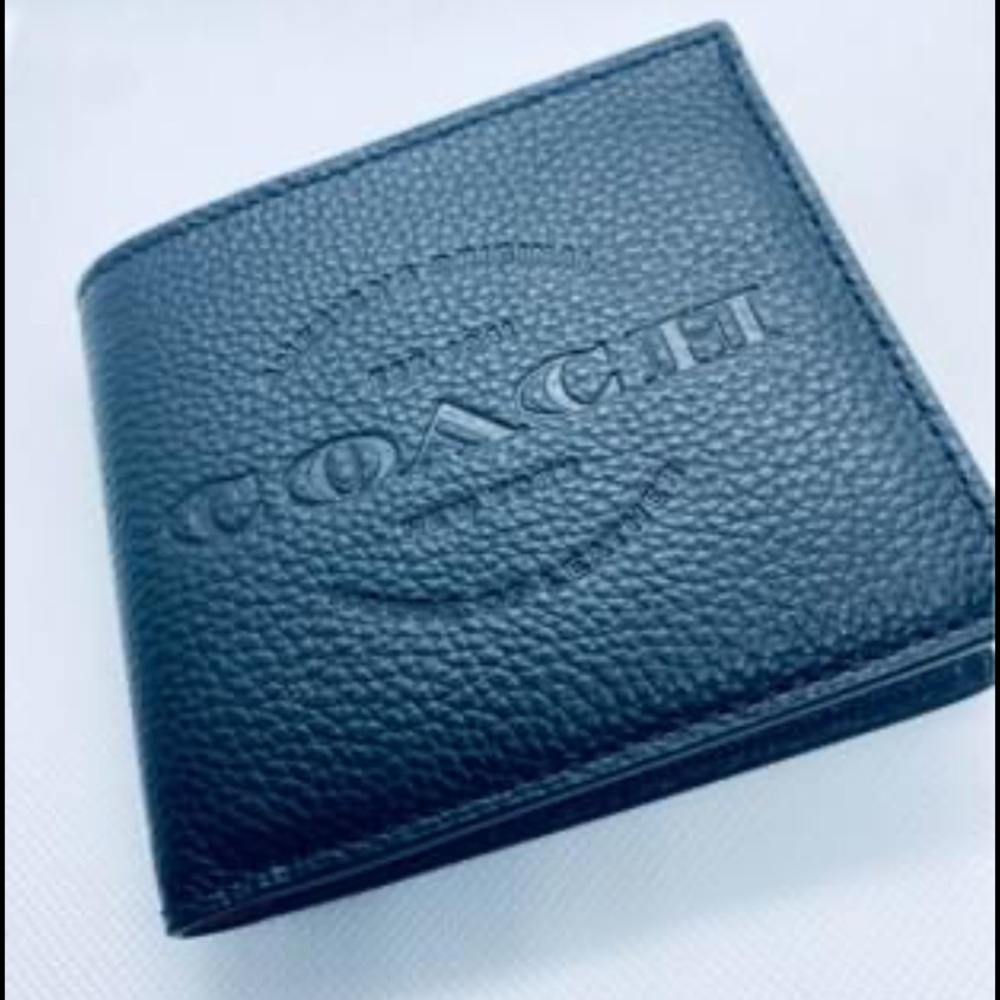 Coach men’s leather wallet